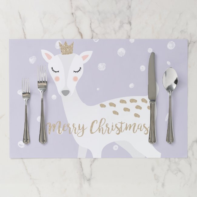 Cute Deer | Lilac | Christmas