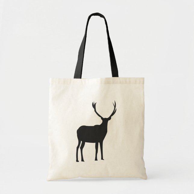 Cute Deer Red Deer Tote Bag (Front)