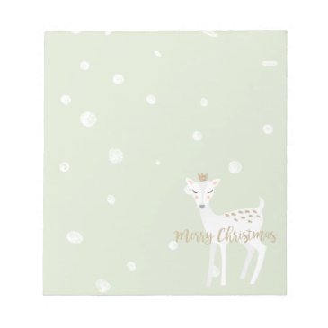 Cute Deer | Sage Green | Christmas