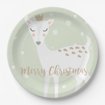 Cute Deer | Sage Green | Christmas