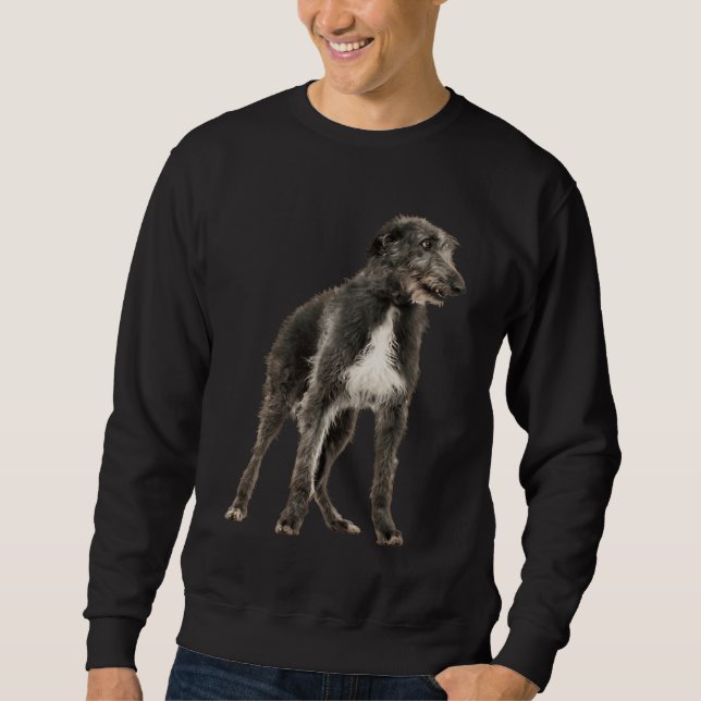 Cute Deerhound Sweatshirt (Front)