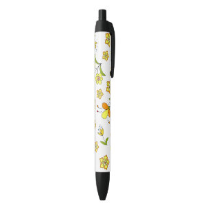 Cute Delicate yellow flowers pattern Pen