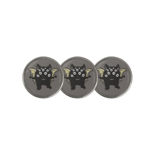 Cute Demon Character - Kawaii Monster Kids Golf Ball Marker