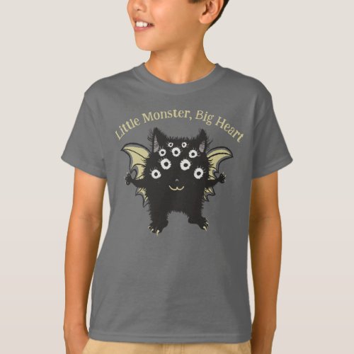 Cute Demon Character - Little Monster Big Heart T-Shirt