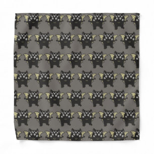 Cute Demon Character - Many Eyes Kawaii Monster Bandana