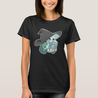Cute Demonic Tablet Witch Creepy Guy T-Shirt