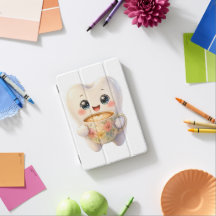 Cute Dental Coffee Lover Kawaii Character Notebook
