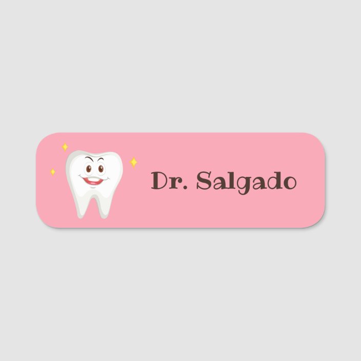 Cute Dental Hygienist Dentist Dentistry Editable Name Zazzle Com