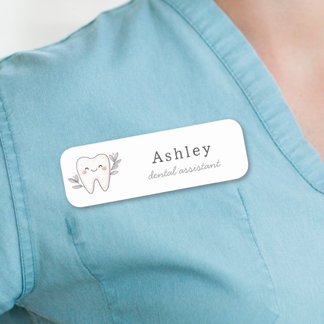 Cute Dental Office Employee Name Tag (Creator Uploaded)