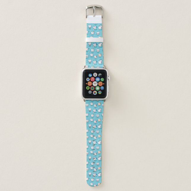 Cute Dental Pattern Apple Watch Band (Front)