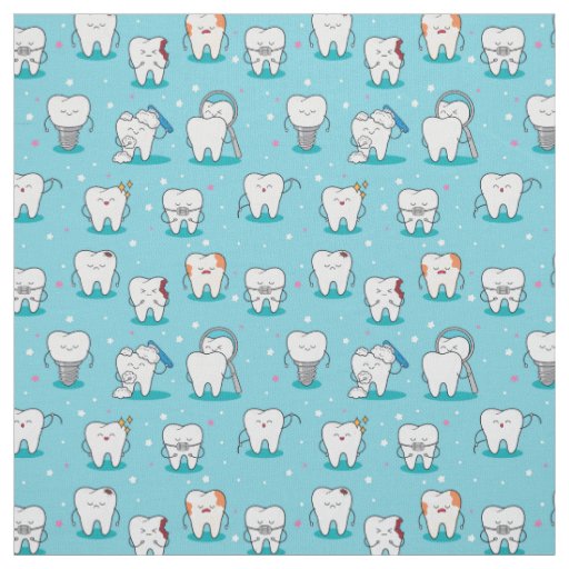 Seamless Pattern Cute Teeth Objects Dental Stock Vector (Royalty Free)  1928135780 | Shutterstock