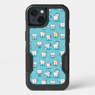 Cute Dental Pattern iPhone 13 Case