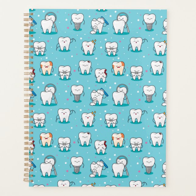 Cute Dental Pattern Planner (Front)