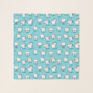 Cute Dental Pattern Scarf