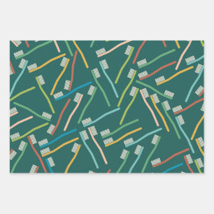 Cute Dentist Wrapping Paper