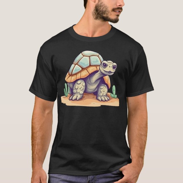 Cute Desert Tortoise T-Shirt (Front)