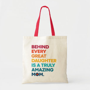 Cute Design Expression Text for Mother's Day  Tote Bag