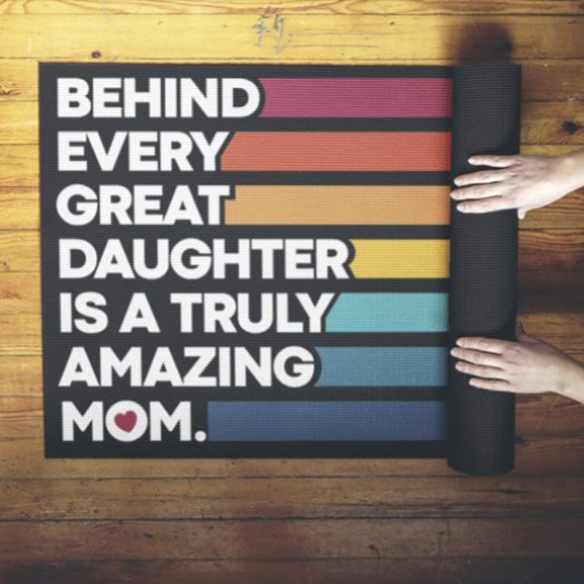 Cute Design Expression Text for Mothers Day  Yoga Mat (Creator Uploaded)