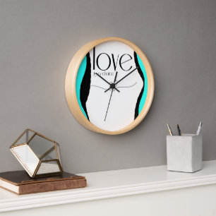 cute design girl clock