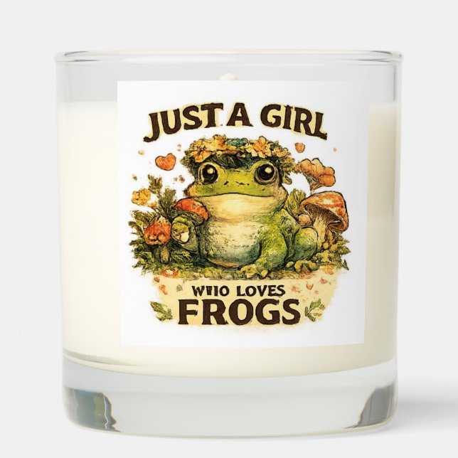 Cute design scented candle (Front)