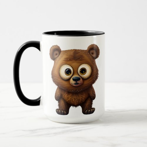  Cute design teddy bear with big eyes Mug  