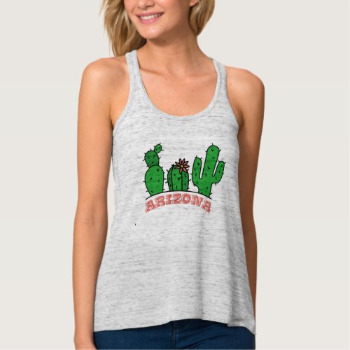 Cute Dessert Cactus Arizona T_shirt Design Tank Top