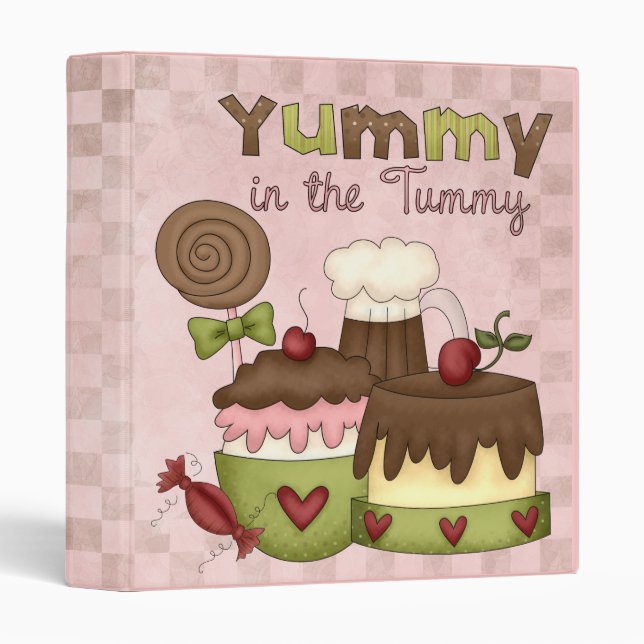 Cute Dessert Recipe Binder (Front/Spine)