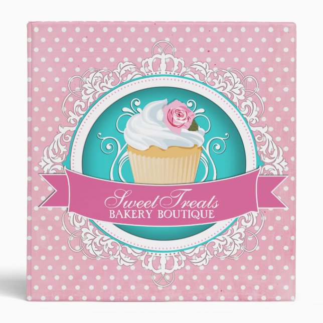 Cute Dessert Recipe Binder (Front)