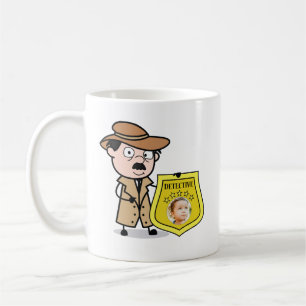 Cute Detective Kids Photo Coffee Mug