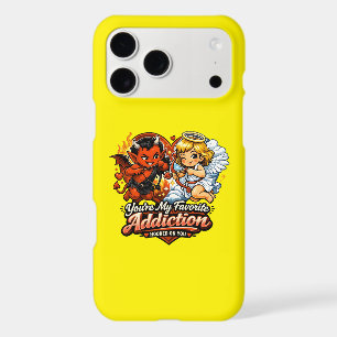 Cute Devil & Angel Valentine Day Love Design iPhone 17 Pro Max Case