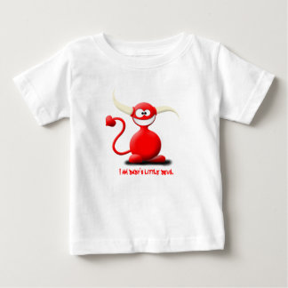 cute devil, I am dady's little devil Baby T-Shirt