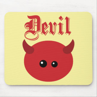 Cute Devil Mouse Pad