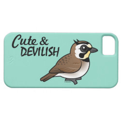 Horned Lark: Cute & Devilish Case-Mate Vibe iPhone 5 Case