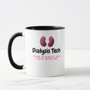 Cute Dialysis Tech Kidney Coffee Mug