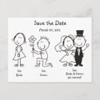 Cute Dick and Jane Save the Date Cards