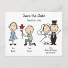 Cute Dick and Jane Save the Date Cards