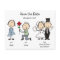 Cute Dick and Jane Save the Date Cards
