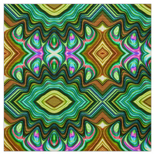 CUTE DIFFERENT! Brown Green Pink Yellow ~ Cool Fabric