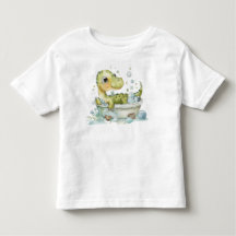 Cute Dino Bath Time