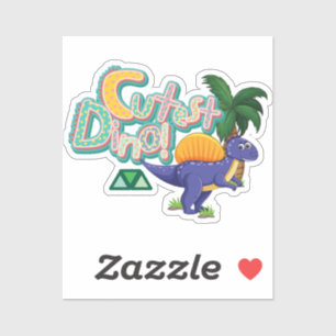 cute dino sticker