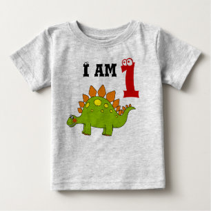 Cute Dinosaur 1st Birthday Baby T-Shirt