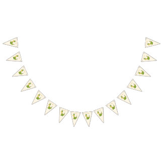 Cute Dinosaur 1st Birthday Bunting Banner