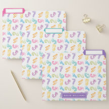 Cute Dinosaur Alphabet Pattern Kids Custom Name