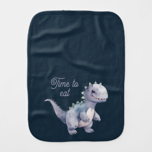 Cute Dinosaur Baby Burp Cloth
