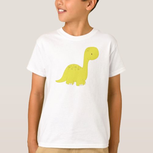 Cute Dinosaur Baby Dinosaur Dino Brontosaurus T_Shirt