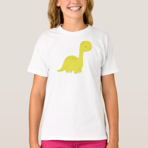 Cute Dinosaur Baby Dinosaur Dino Brontosaurus T_Shirt