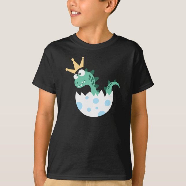 Cute Dinosaur, Baby Dinosaur, Dinosaur Egg, Dino T-Shirt (Front)