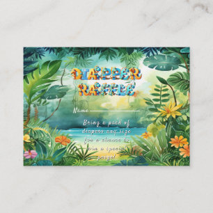 Cute Dinosaur Baby Shower Enclosure Card
