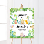 Cute Dinosaur Baby Shower Welcome Poster<br><div class="desc">Make your event special with this Gender Neutral Dino Baby Shower with our cute and lovely printable Welcome Sign featuring adorable Dinosaur theme. Download,  personalize,  and create lasting memories with this perfect touch for your joyous celebration!

BS667</div>