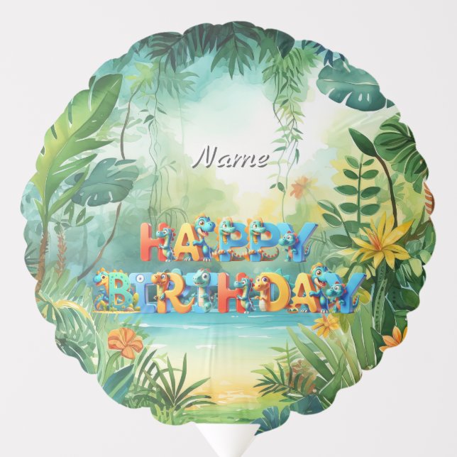 Cute Dinosaur Balloon (Front)